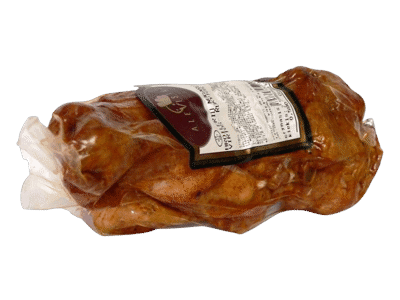 Karštai rūkytos, virtos broilerių nugarėlės vakuume, I r., 1 kg
