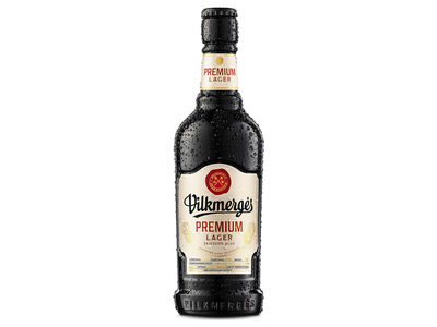 Alus VILKMERGĖS PREMIUM 5%, 0,41 l but.