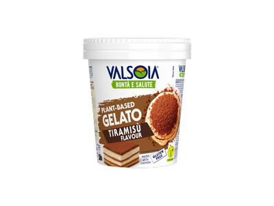 Valgomieji ledai VALSOIA, su avižomis ir tiramisu, be gliuteno, 300 g