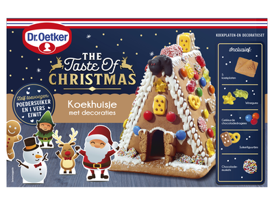 Traškus namelis DR.OETKER, su dekoravimo rinkiniu, 403g