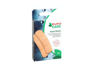 Pleistrų rinkinys EUROCARE AQUA RESIST, 10 vnt., 10 vnt.