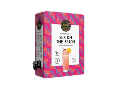Alkoholinis kokteilis PUNCH CLUB Sex on the Beach, 12,5%, 1,5 l