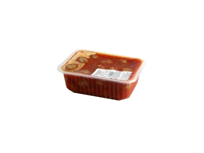 Kepti žuvies kukuliai su pomidorų padažu, 1 kg