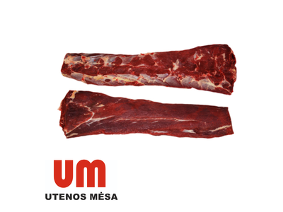 Jautienos nugarinė, be kaulo, be riebalų, vakuume, ~ 1,5 kg, UTENOS MĖSA
