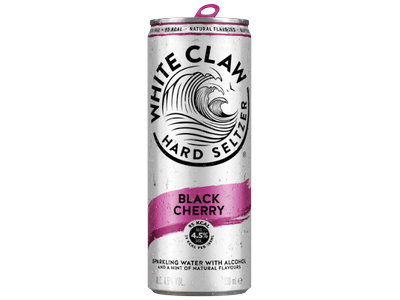 Alkoholinis kokteilis WHITE CLAW Seltzer, juodųjų vyšnių skonio, 4.5% 330 ml skardinė