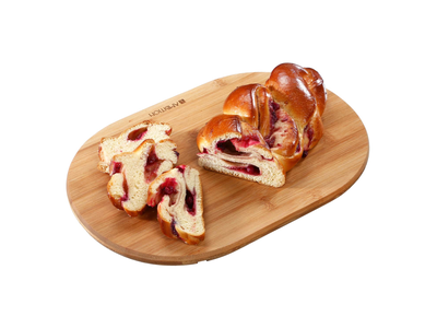 Pynė su aviečių įdaru ir spanguolėmis, 300 g