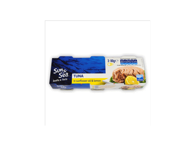 Tunai aliejuje SUN&SEA su citrinomis, 240 g
