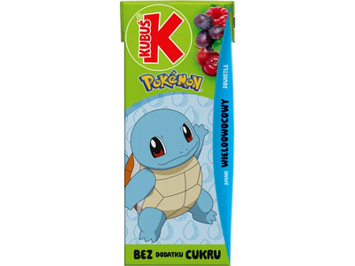 Įvairių vaisių skonio gėrimas KUBUŠ, 200 ml
