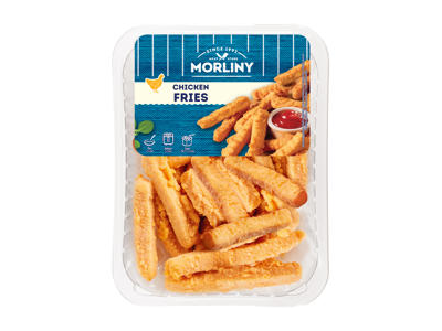 Vištienos juostelės, paniruotos, keptos, 350 g