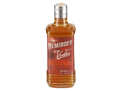 Degtinė NEMIROFF Honey Pepper, 40 %, 0,5 l