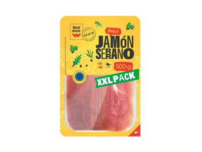 Vytintas ispan. kumpis SERRANO WELL DONE, pjaust., nerūš., 500 g