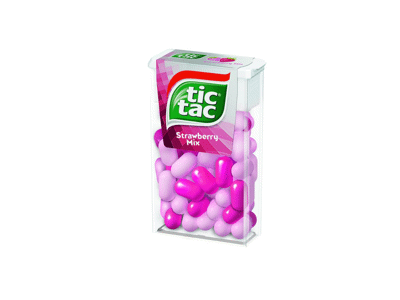 Saldainiai TIC TAC, braškių skonio, 18 g