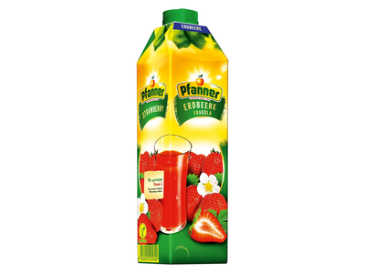 Braškių sulčių gėrimas PFANNER, 1 l