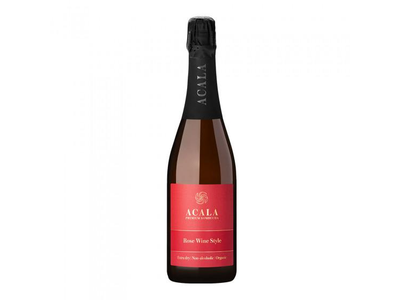 Ekologiškas gaivusis putojantis arbatos gėrimas  ACALA Rose Wine Style, 750 ml, LT-EKO-001