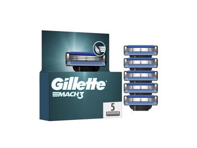 Vyriško skustuvo galvutės GILLETTE MACH3, 5 vnt., 5 vnt.