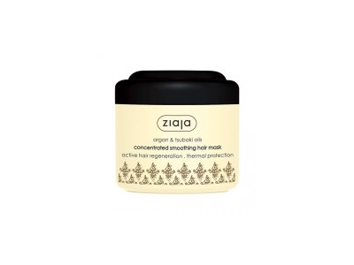 Argano ir japoninės kamelijos aliejų koncentruota plaukus glotninanti kaukė ZIAJA, 200 ml