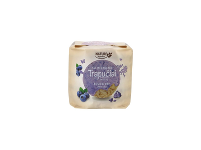 Kviečių trapučiai NATURE su mėlynėmis, 105 g