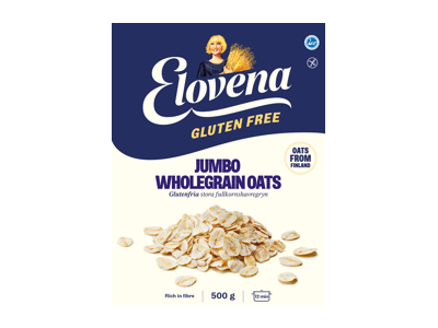 Avižiniai dribsniai ELOVENA JUMBO be glitimo, 500 g