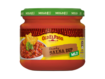 Švelnus padažas OLD EL PASO CHUNKY SALSA DIP, 312 g