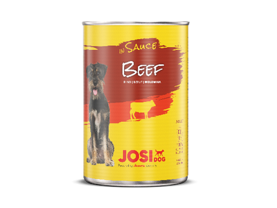 Konservai šunims, JosiDog, jautienaa padaže, 415g