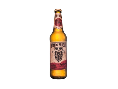Alus APYNIO BARZDA, su žirniais, nefiltruotas, 5,7%, 0,5 l, butelis, D