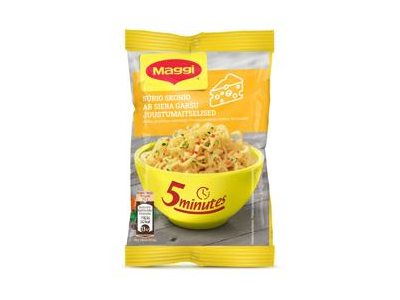 Greitai paruošiami makaronai MAGGI, sūrio skonio, 59.2 g