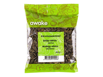 Moliūgų sėklų branduoliai AWAKE, 150g
