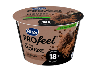Baltyminiai putėsiai VALIO PROFEEL, šokolado skonio, 1,8 %, 150 g