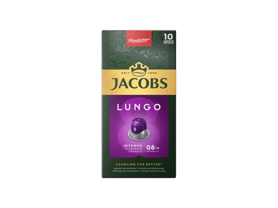 Kavos kapsulės JACOBS LUNGO INTENSO, 52 g
