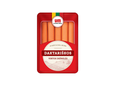 Virtos dešrelės UTENOS MĖSA, aukščiausia rūšis, 780 g