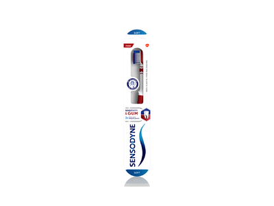 Dantų šepetėlis SENSODYNE SENSITIVITY&GUM SOFT 1 vnt