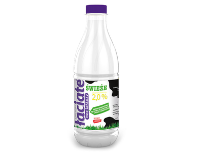 Pienas LACIATE, be laktozės, pasterizuotas, 2 % riebumo, 1 l
