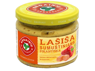 Pikantiška lašiša KĖDAINIŲ KONSERVAI, 280 g