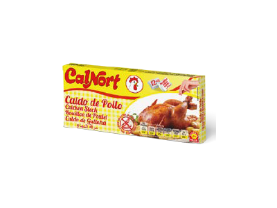 Sultinio kubeliai CALNORT, vištienos skonio, 12x10g
