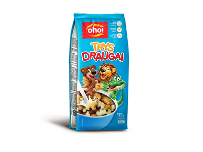 Sausi pusryčiai OHO TRYS DRAUGAI, 175 g