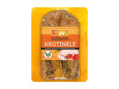 Karštai rūkyta vištienos krūtinėlė, a. r., 1 kg