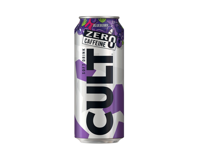 Gaz. gėrimas CULT BLUEB. CAFFEINE FREE, 0,5 l