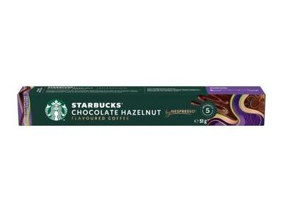 Kavos kapsulės STARBUCKS CHOCO HAZELNUT, 51 g