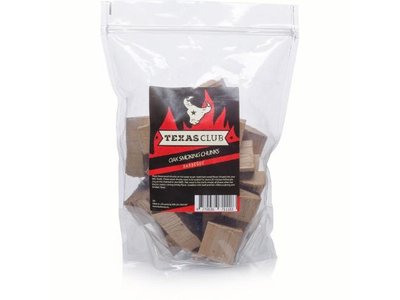 Kaladėlės TEXAS CLUB, karštam rūkymui, ąžuolo, 1 kg