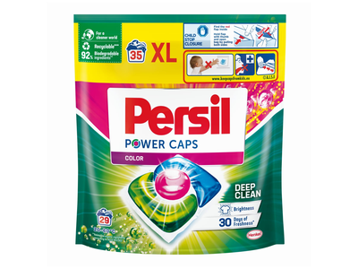 Skalbimo kapsulės PERSIL POWER CAPS, 29 sk.