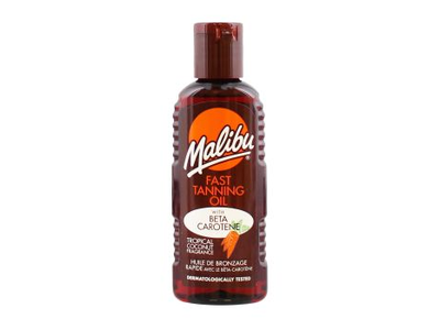 MALIBU FAST TANNING BETA CAROTENE greito įdegio aliejus, 100 ml