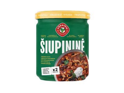 KĖDAINIŲ KONSERVŲ FABRIKO šiupininė sriuba, 480 g