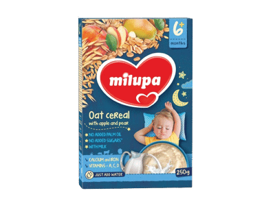 Košė MILUPA, pieno, avižų, obuolių, kriaušių, 6+ mėn., 250 g, 250 g