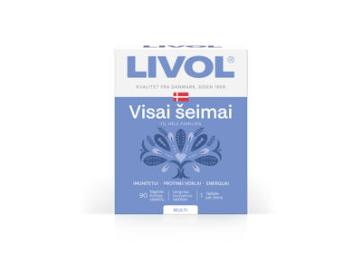Maisto papildas LIVOL MULTI visai šeimai, 90 vnt.