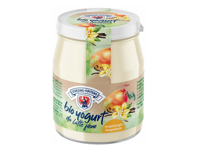 Ekologiškas jogurtas VIPITENO, mango ir vanilės skonio, stikliniame indelyje, 150 g, LT-EKO-001