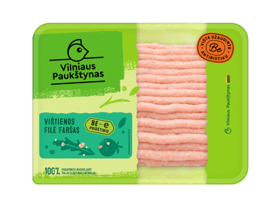 Višt. filė faršas VILNIAUS PAUKŠTYNAS, rieb. mažiau kaip 15%, 400 g