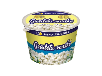GRŪDĖTA varškė, 7% rieb., 200 g
