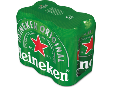 Alus HEINEKEN, 5 %, 6 X 0,5 l
