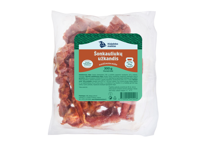 Karštai rūkytas, kiaulių šonkauliukų užkandis, marinate, KLAIPĖDOS MAISTAS, a.r., 300g
