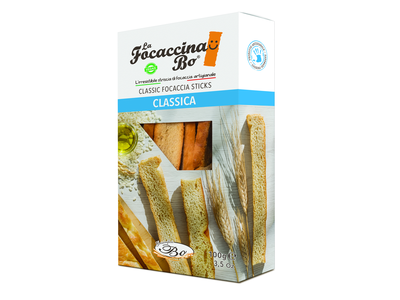 Duonos lazdelės LA FOCACCINA BO Classica, su ryžių aliejumi, 100g